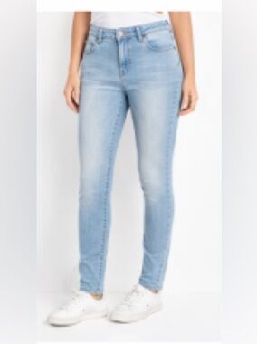 Old Navy Rockstar Jeans Light Wash 💙 Stretch Skinny Mujer 8